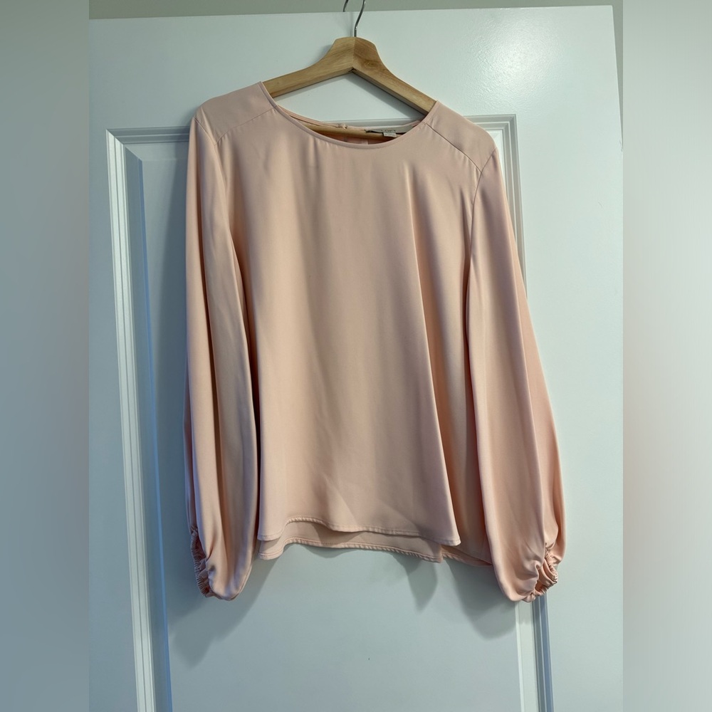 Baby Pink Anne Taylor Loft Blouse